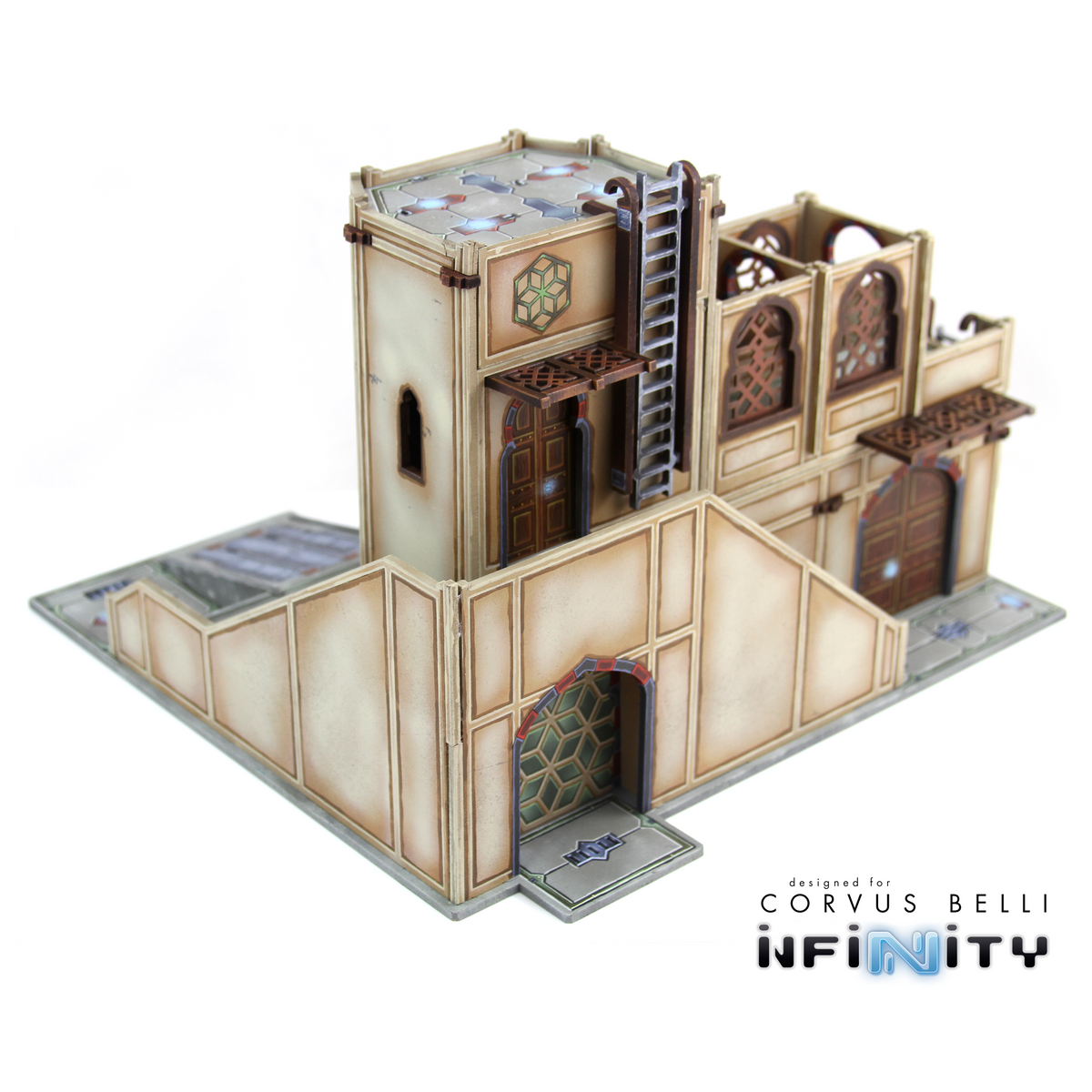 Infinity the Game terrain Alcazaba Communications Center Haqqislam ...