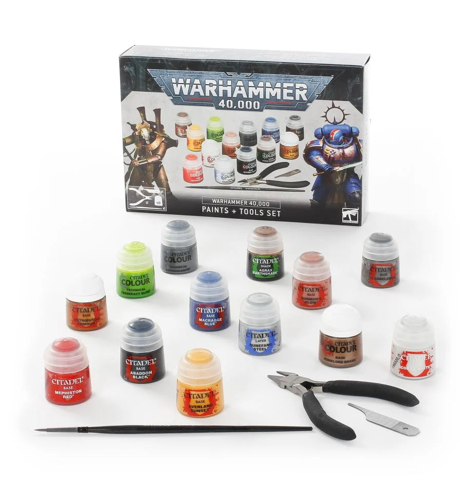 Warhammer 40K: 40K Paints + Tools
