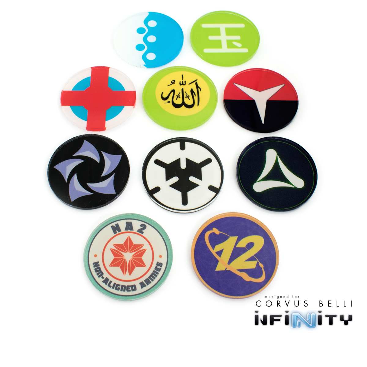 Infinity Faction Command Tokens