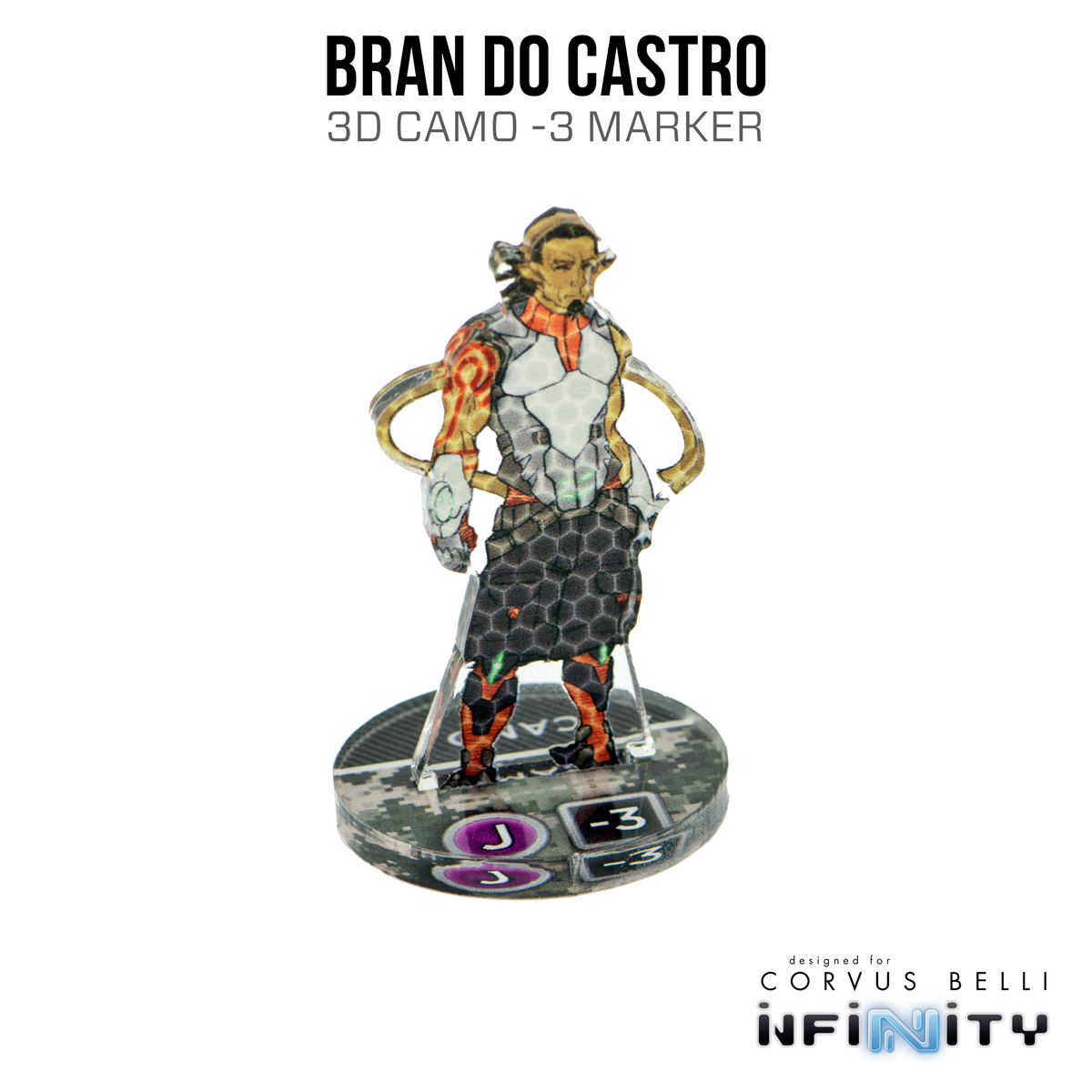 Infinity 3D Markers: Bran do Castro (25mm Camo -3)