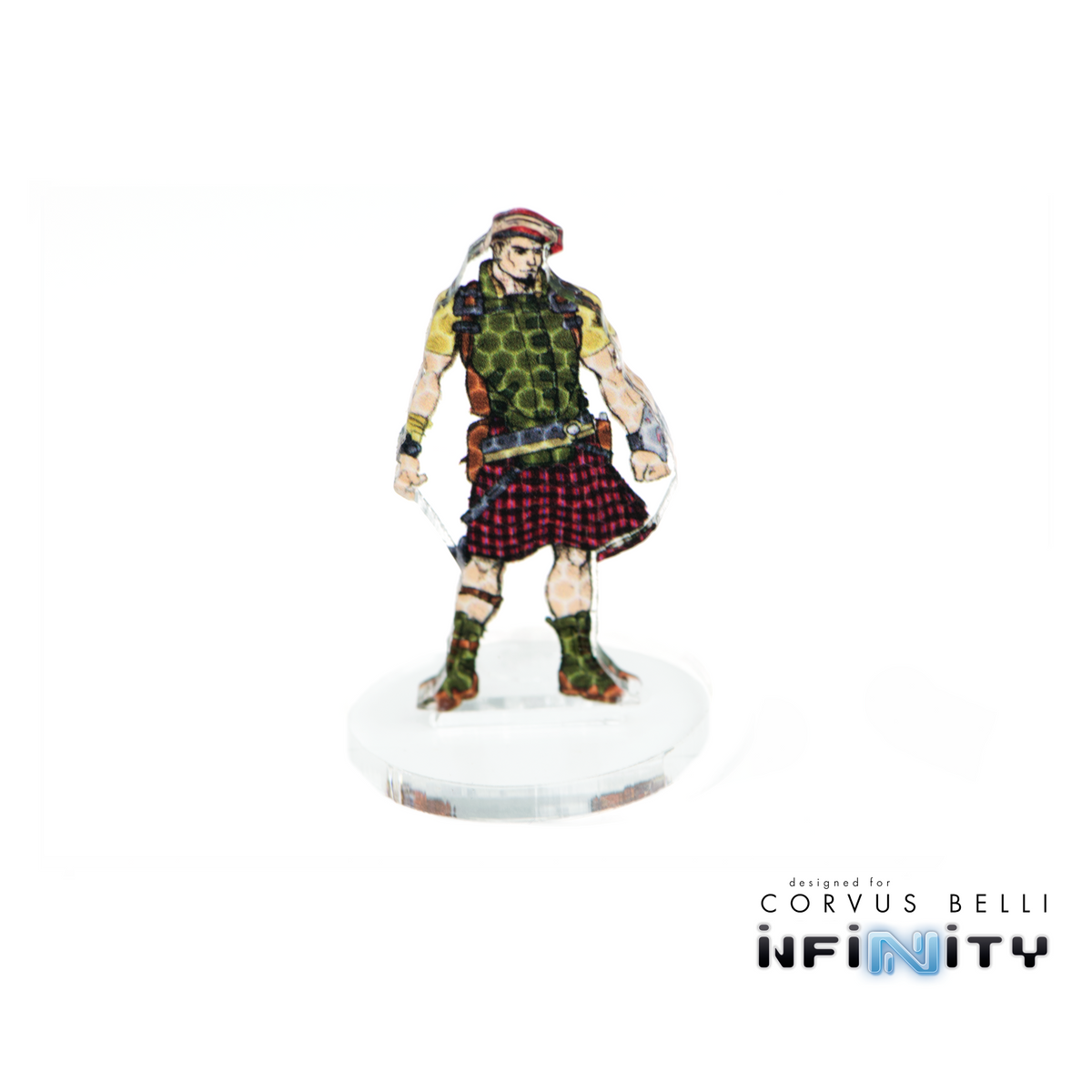 Marcadores 3D Infinity: Highlander Cateran (camuflaje de 25 mm -3)