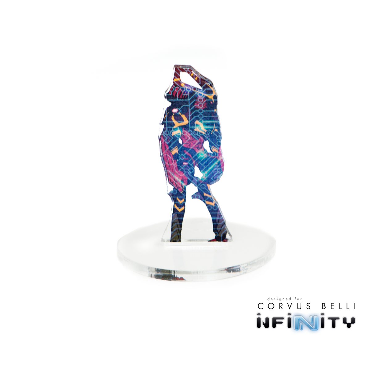 Marcadores 3D Infinity: Caróntida (Cibermáscara de 40 mm)