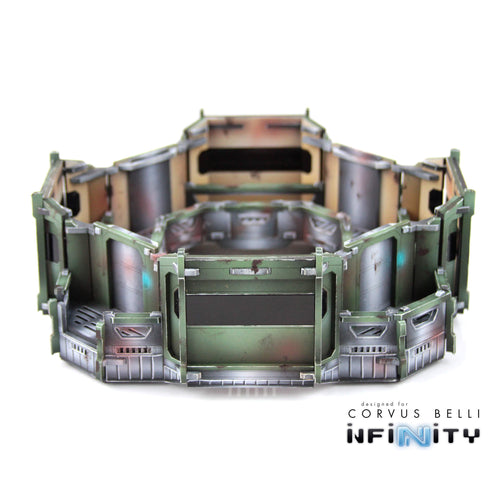 Infinity the Game terrain Comanche Command Bunker Platform MDF – Warsenal