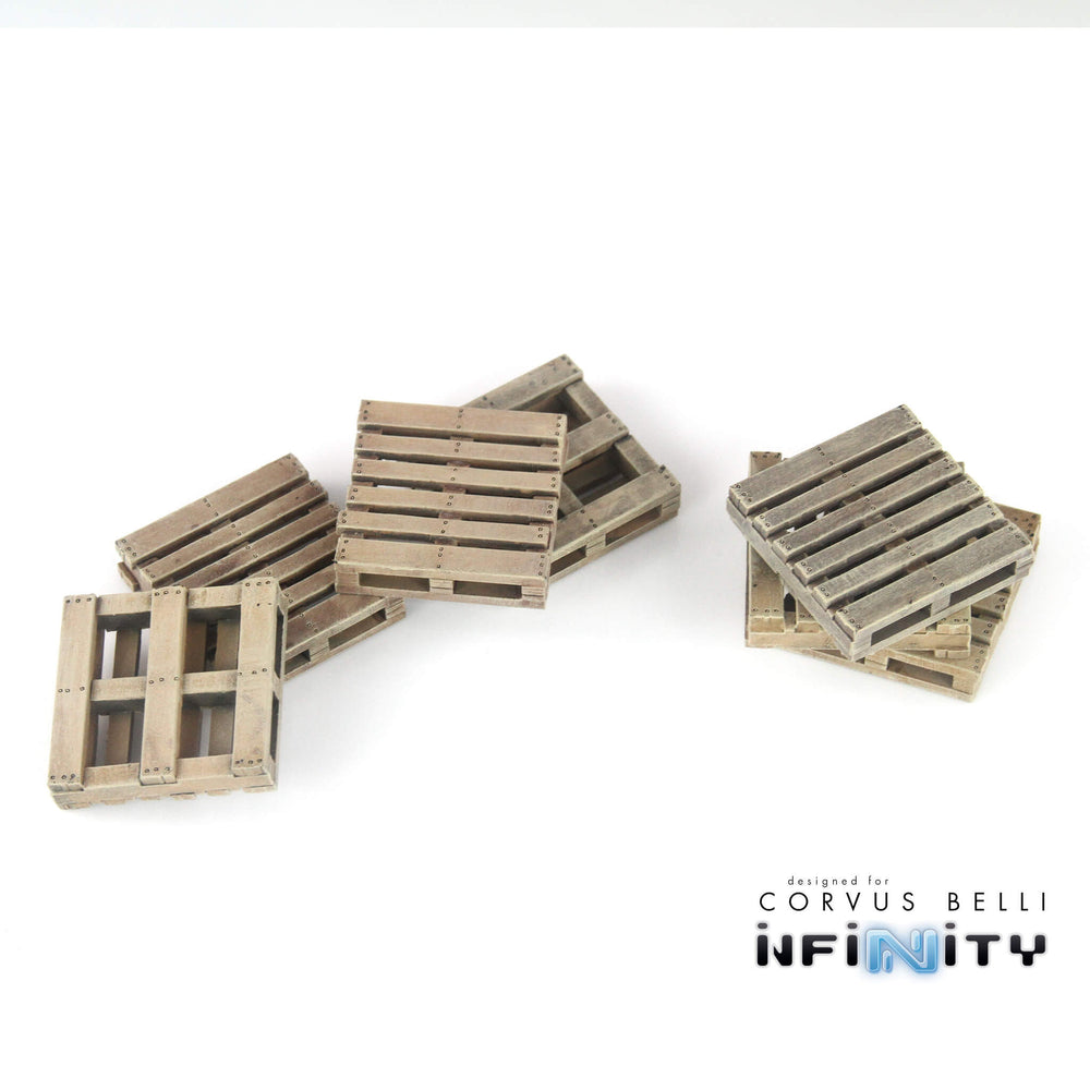 Infinity the Game scatter terrain Construction Pallets MDF acrylic ...