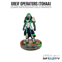 Infinity 3D Markers: Greif Operators (Tohaa) (25mm Impersonation-2)