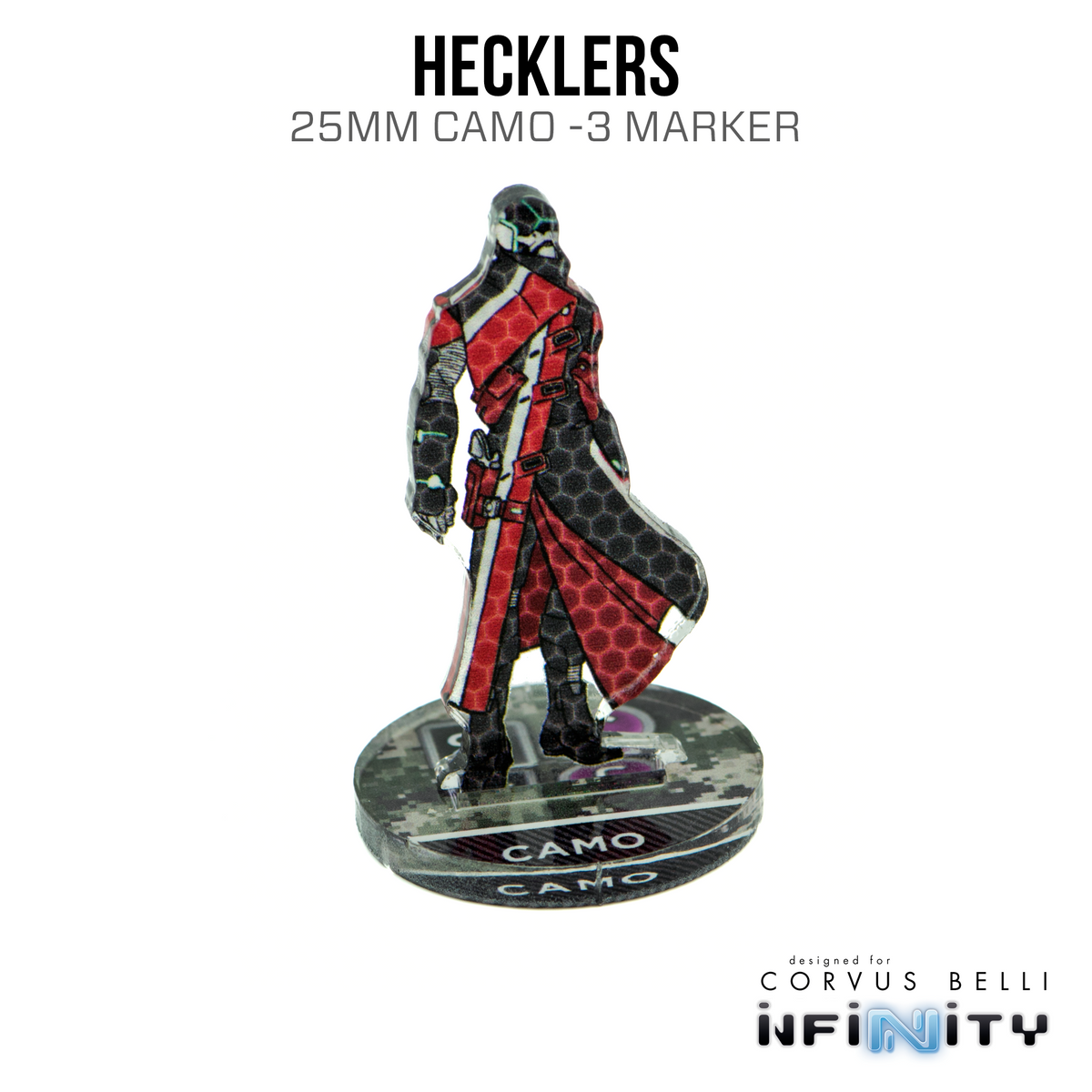 Marcadores 3D Infinity: Hecklers (camuflaje de 25 mm -3)