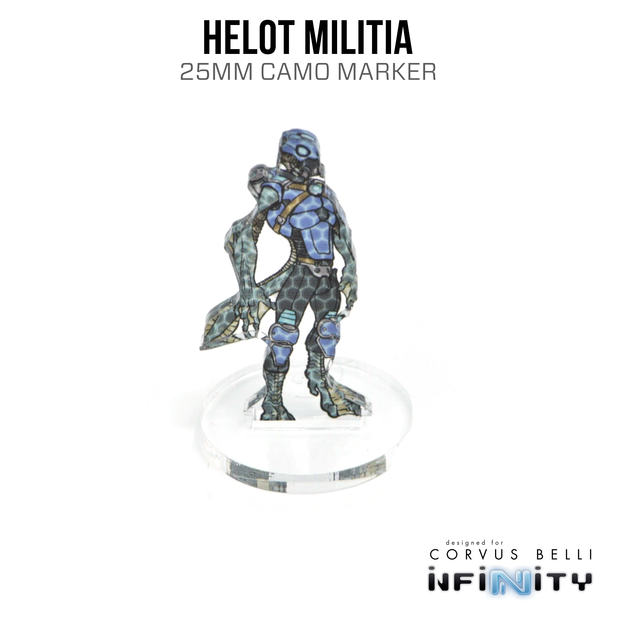 Helots Infinity Infinity 3D Markers: Helots (25mm Camo -3, Decoy -1) – Warsenal