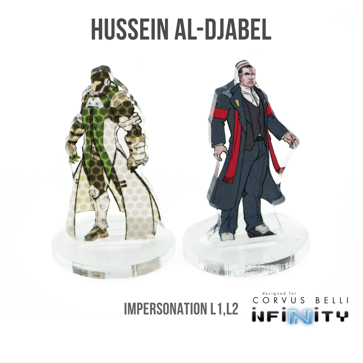 Infinity 3D Markers: Hussein Al-Djabel (2x 25mm Impersonation)