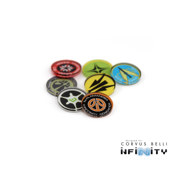 Infinity Full Color Unit Markers - Mercenaries
