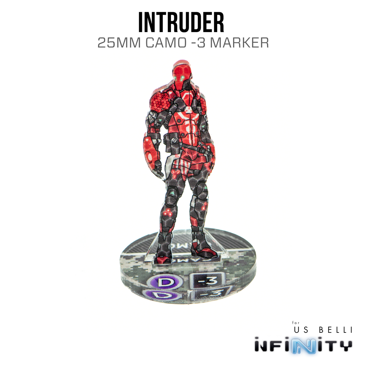 Infinity 3D Markers: Intruder, Male (25mm Camo -3)