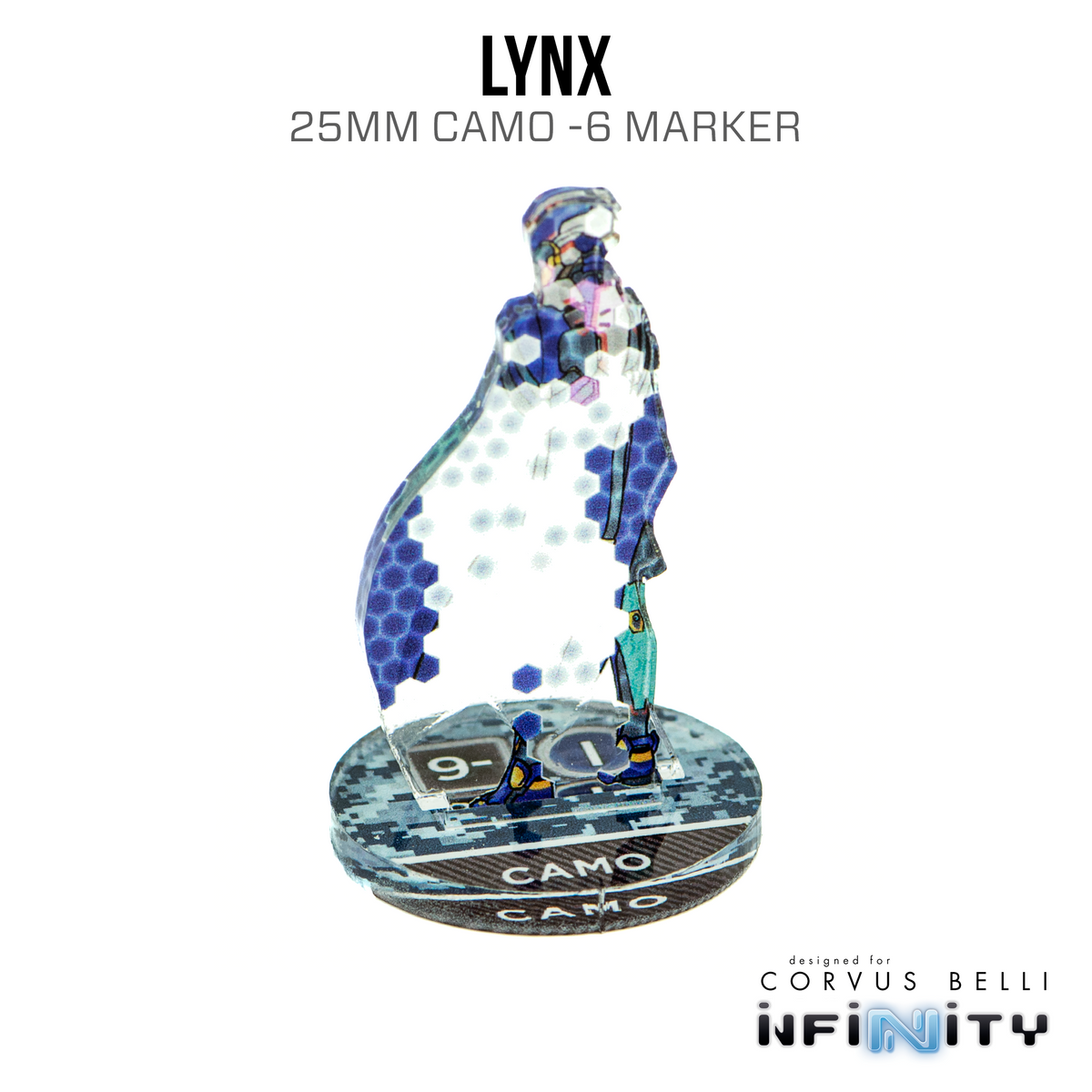 Marcadores 3D Infinity: Lynx (camuflaje de 25 mm -6)