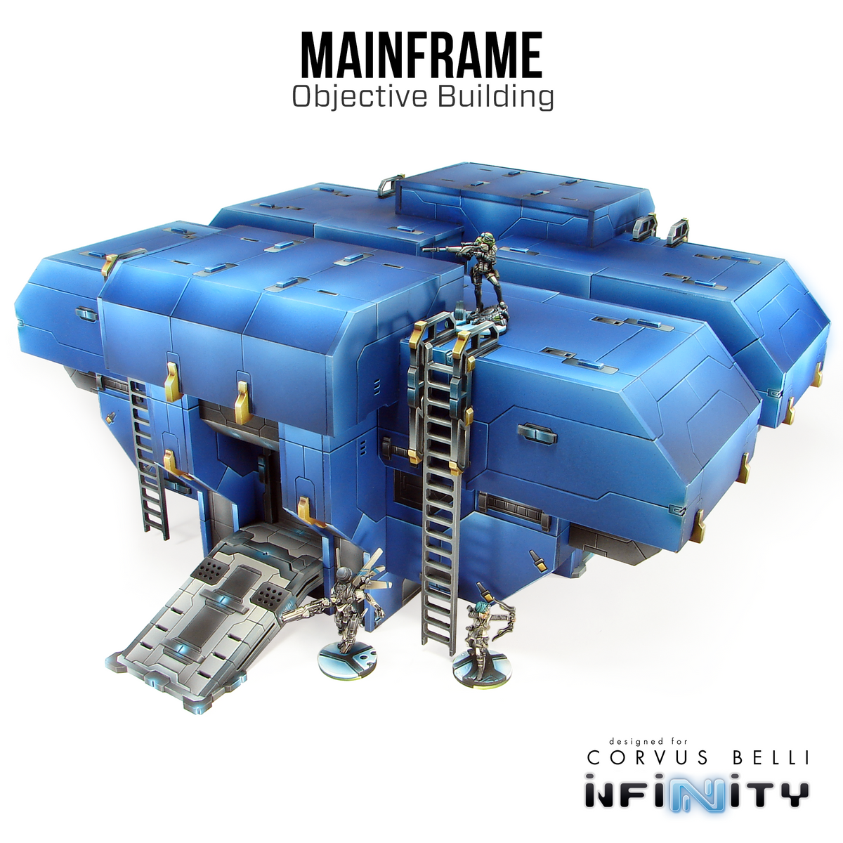 Kapsulo Precinct Mainframe O-12 SciFi Terrain for Infinity the Game ...