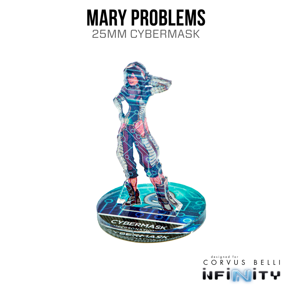 Marcadores 3D Infinity: Mary Problems (Cibermáscara de 25 mm)