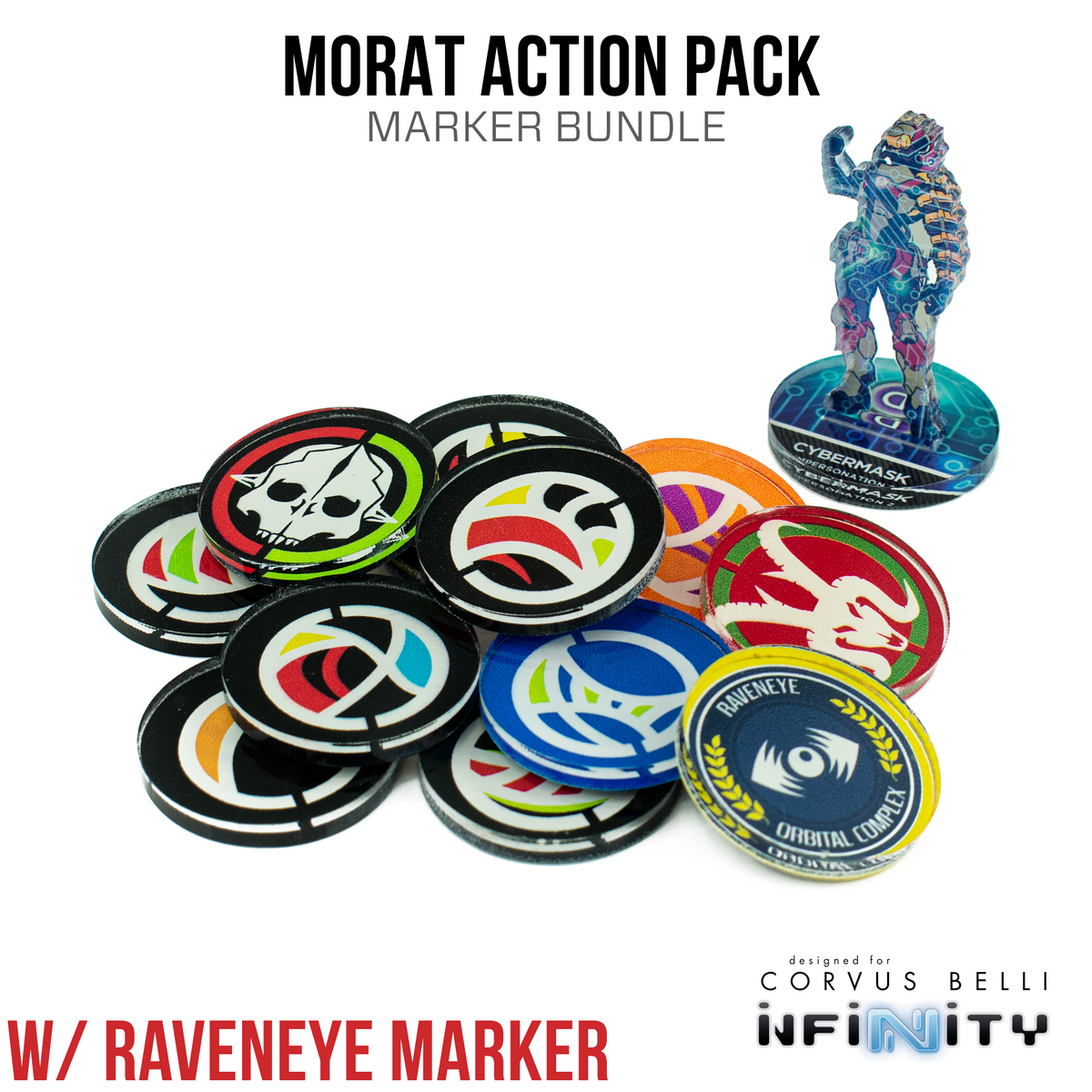 Paquete de marcadores del paquete de acción Morat