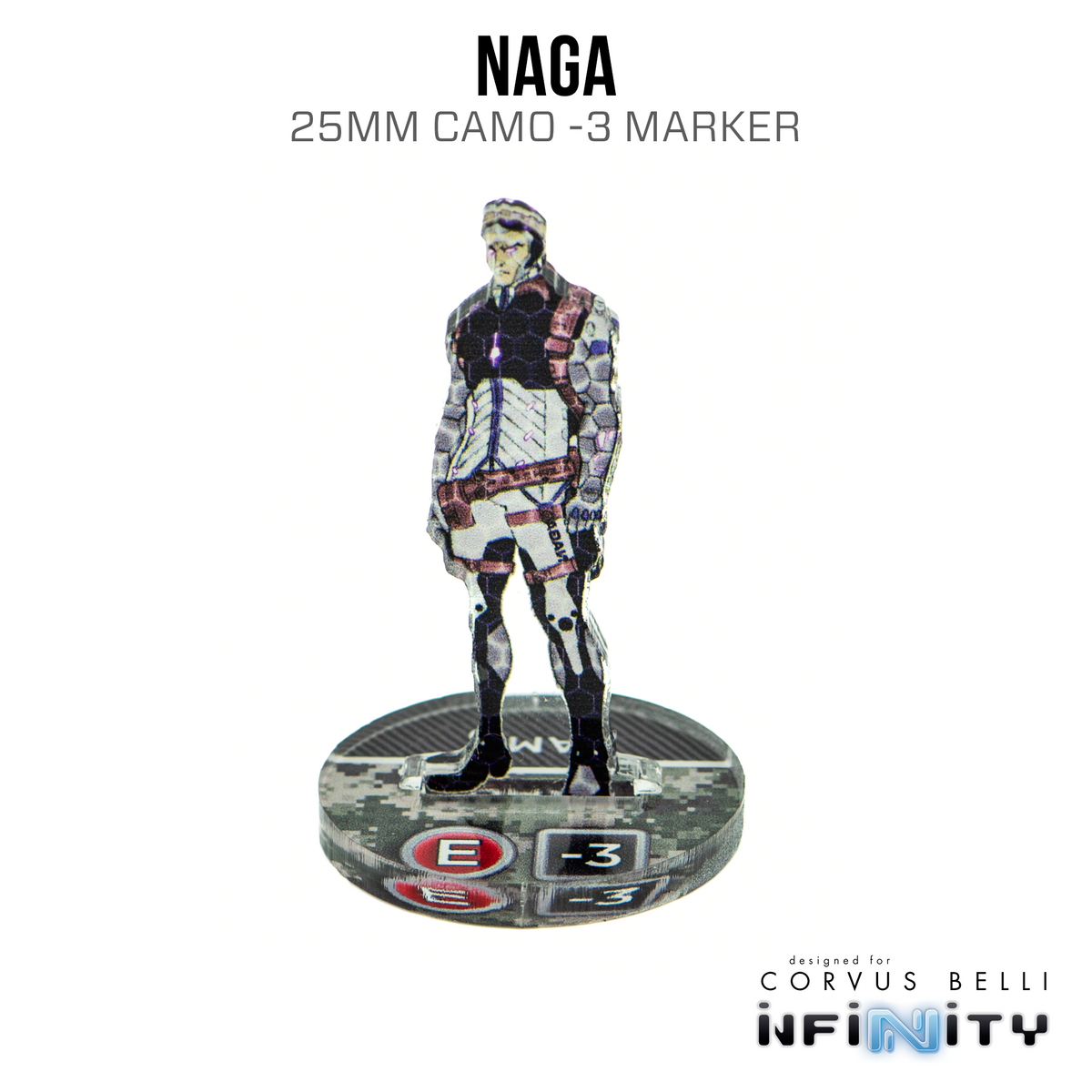 Infinity 3D Markers: Naga (25mm Camo -3)