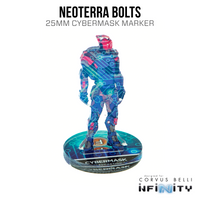 Marcadores 3D Infinity: Pernos Neoterra (Cibermáscara de 25 mm)