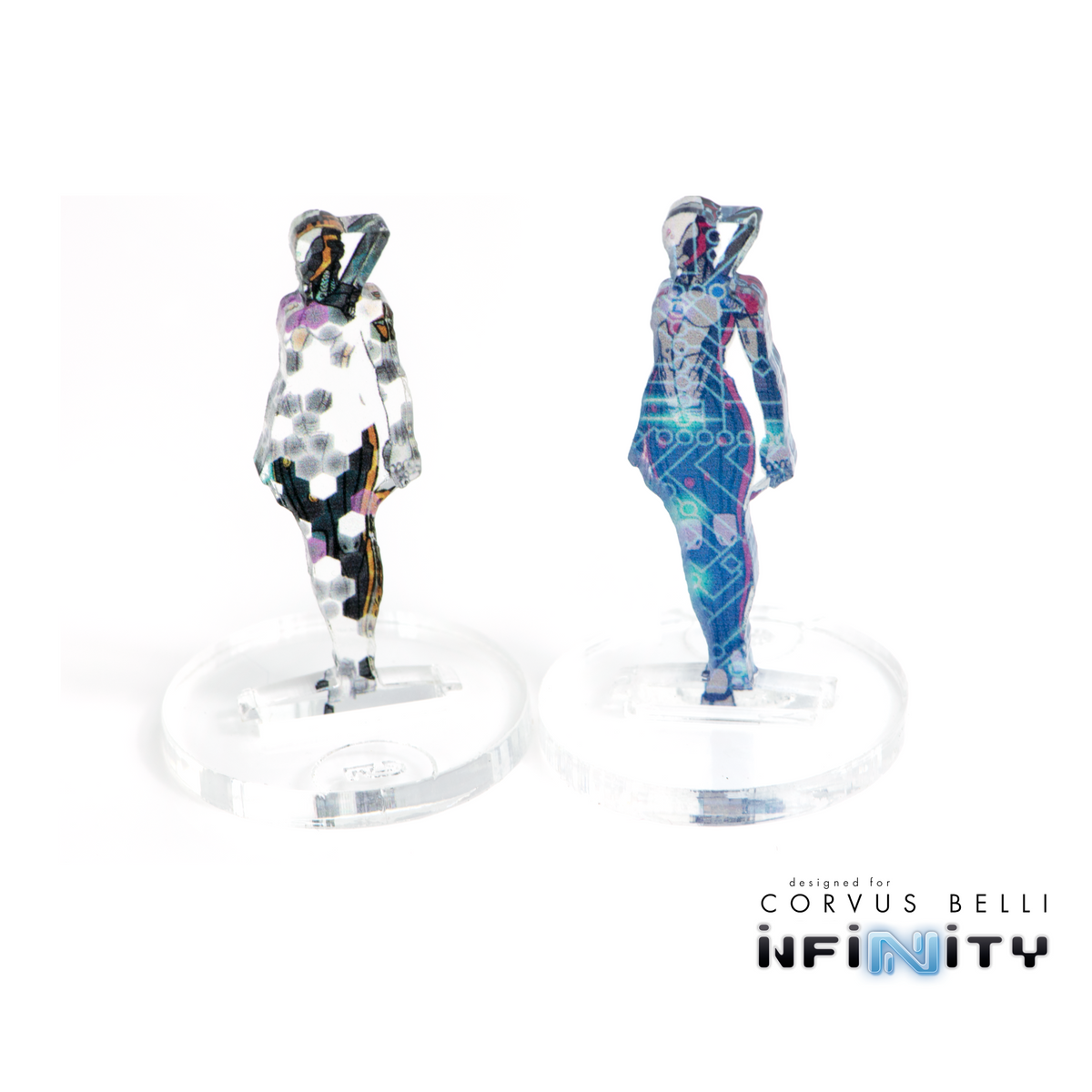 Marcadores 3D Infinity: Ninja (25 mm Camo -6, Cybermask)
