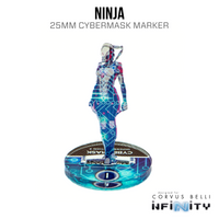 Marcadores 3D Infinity: Ninja (Cibermáscara de 25 mm)