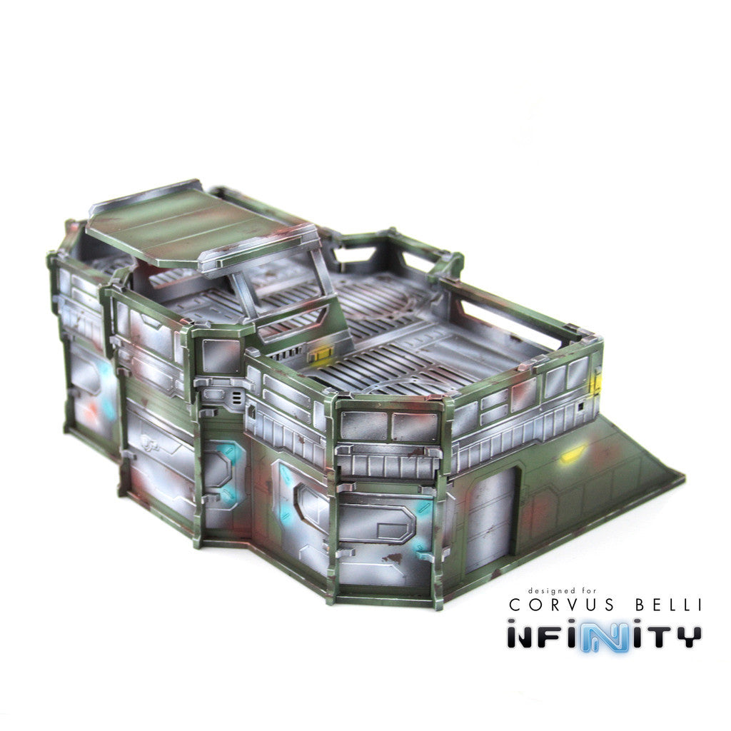 Infinity the Game terrain Comanche Forward Operating Base MDF 