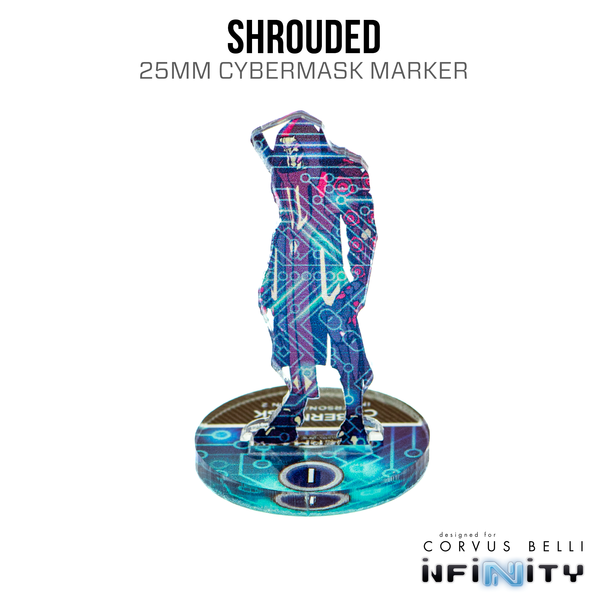 Infinity 3D Markers: Shrouded (25mm Cybermask) – Warsenal