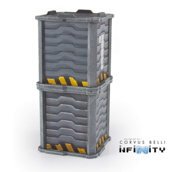 Infinity the Game Small Shipping Containers MDF – Warsenal