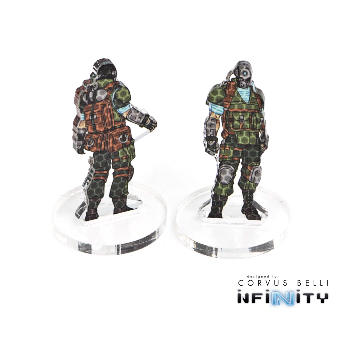 Marcadores 3D Infinity: Spetsnaz (2x 25 mm Camo -3, señuelo -1)