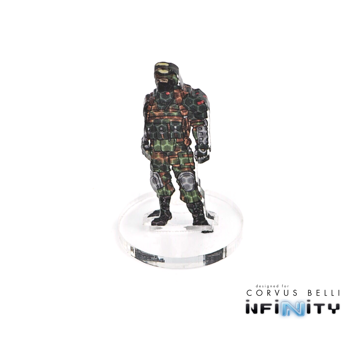 Infinity 3D Markers: TankHunters, Male (25mm Camo -3)