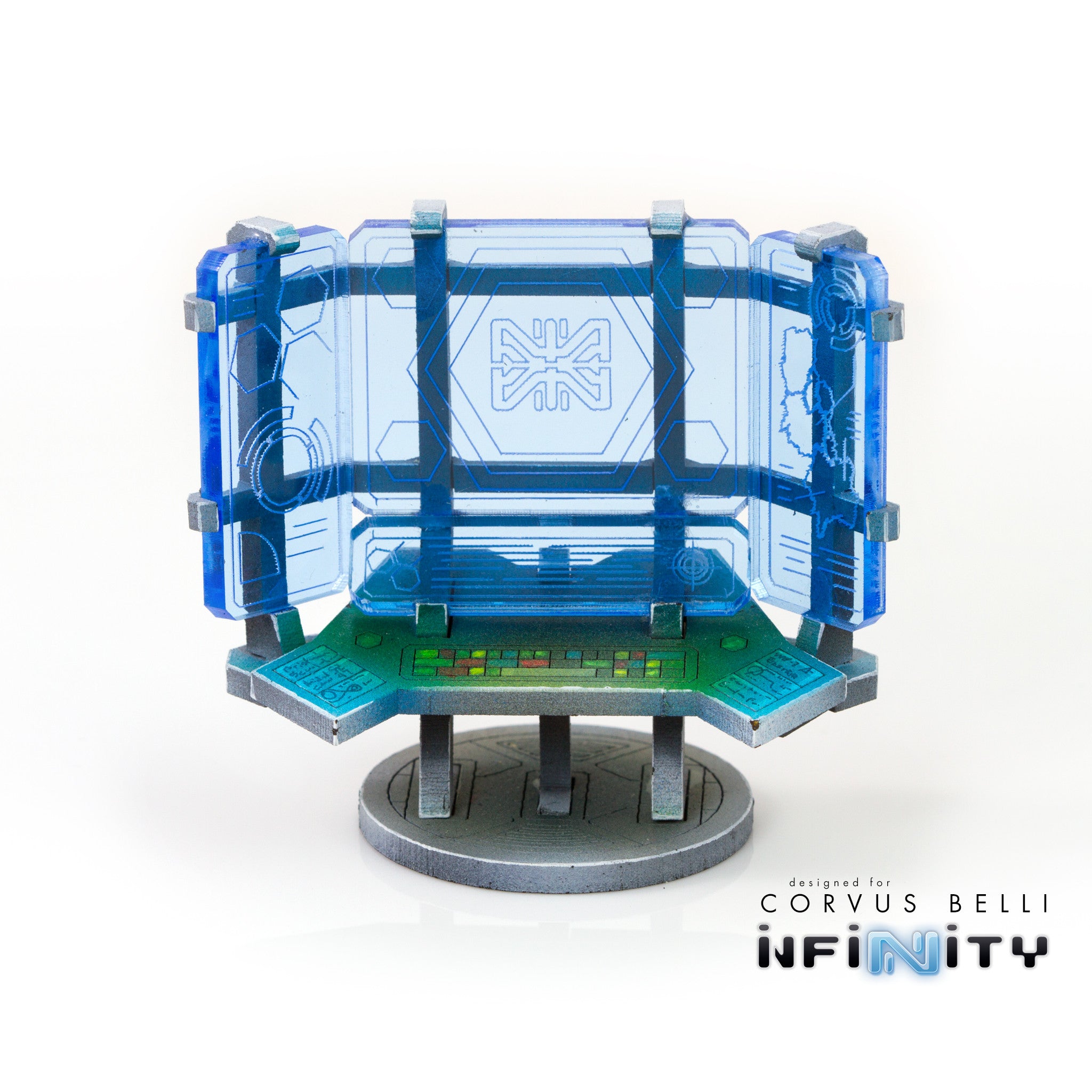 Infinity the Game terrain Tech Consoles MDF acrylic objective – Warsenal