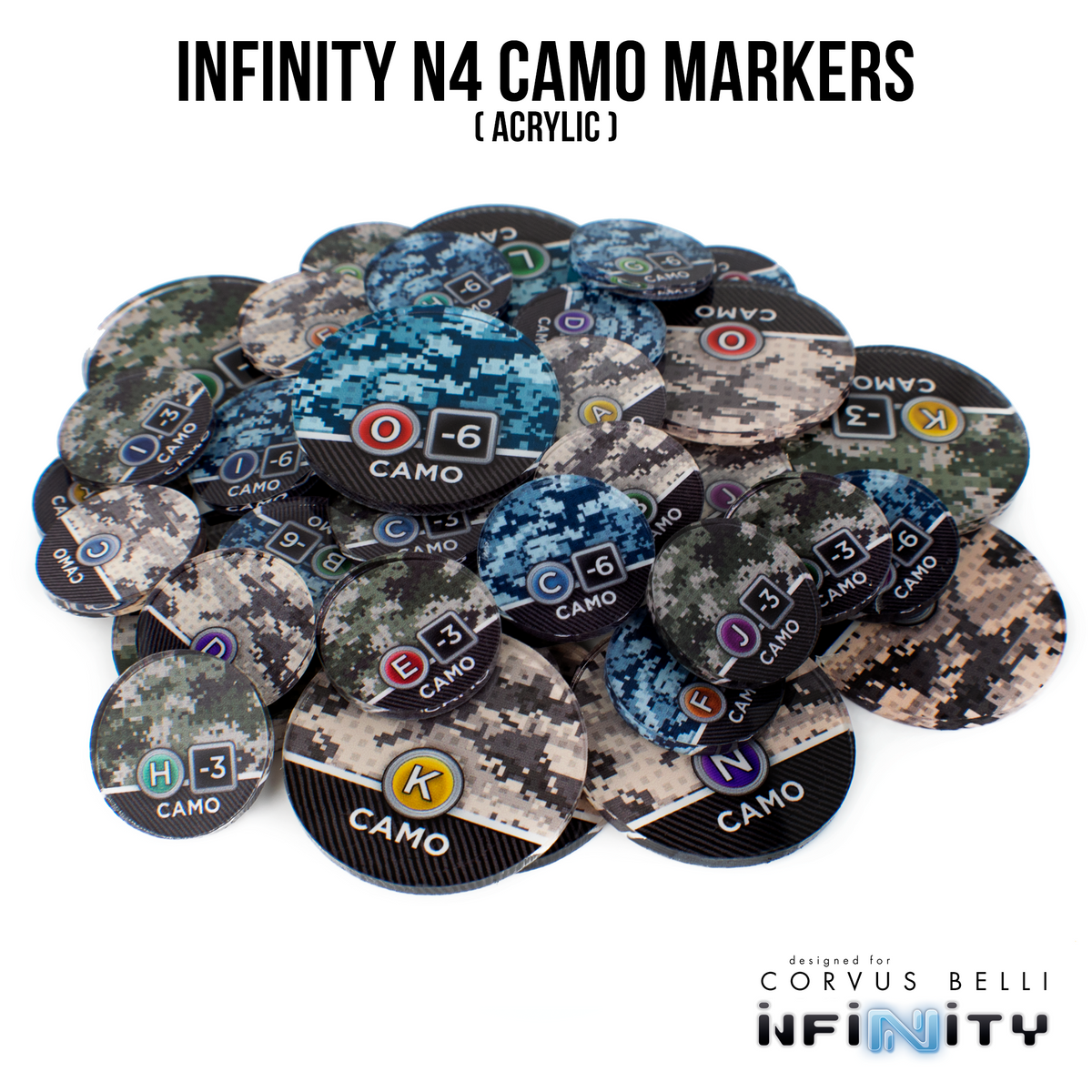 N4 Acrylic Camo Markers