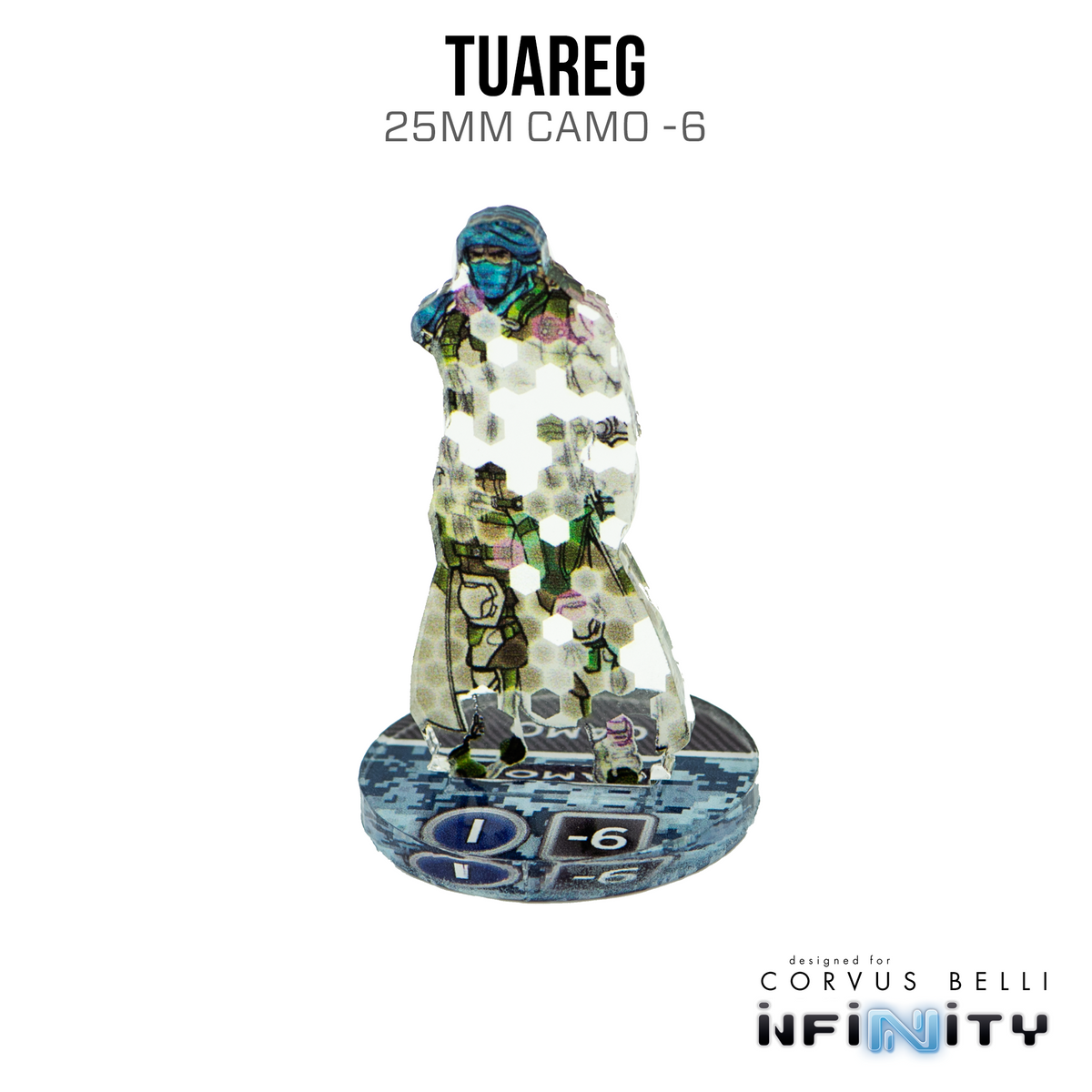 Infinity 3D Markers: Tuareg (25mm Camo -6)