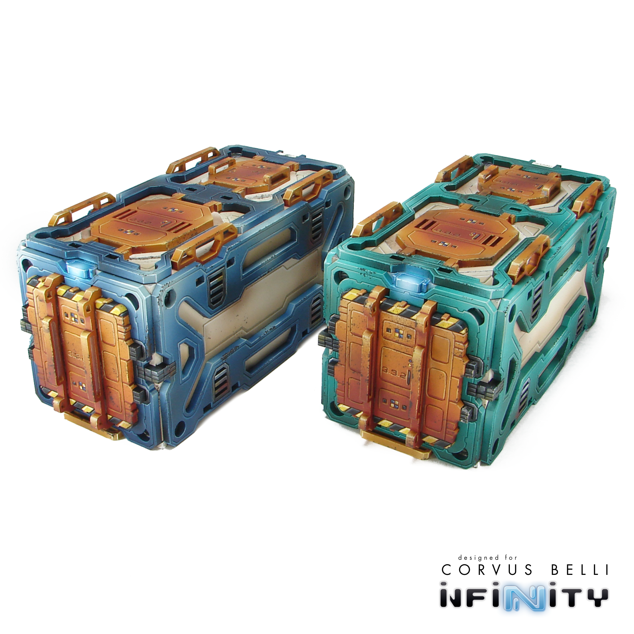 Infinity the Game terrain Cosmica Containers MDF Acrylic Scatter ...
