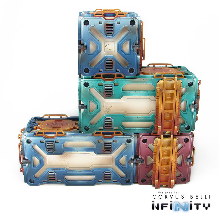 Infinity the Game terrain Cosmica Containers MDF Acrylic Scatter ...