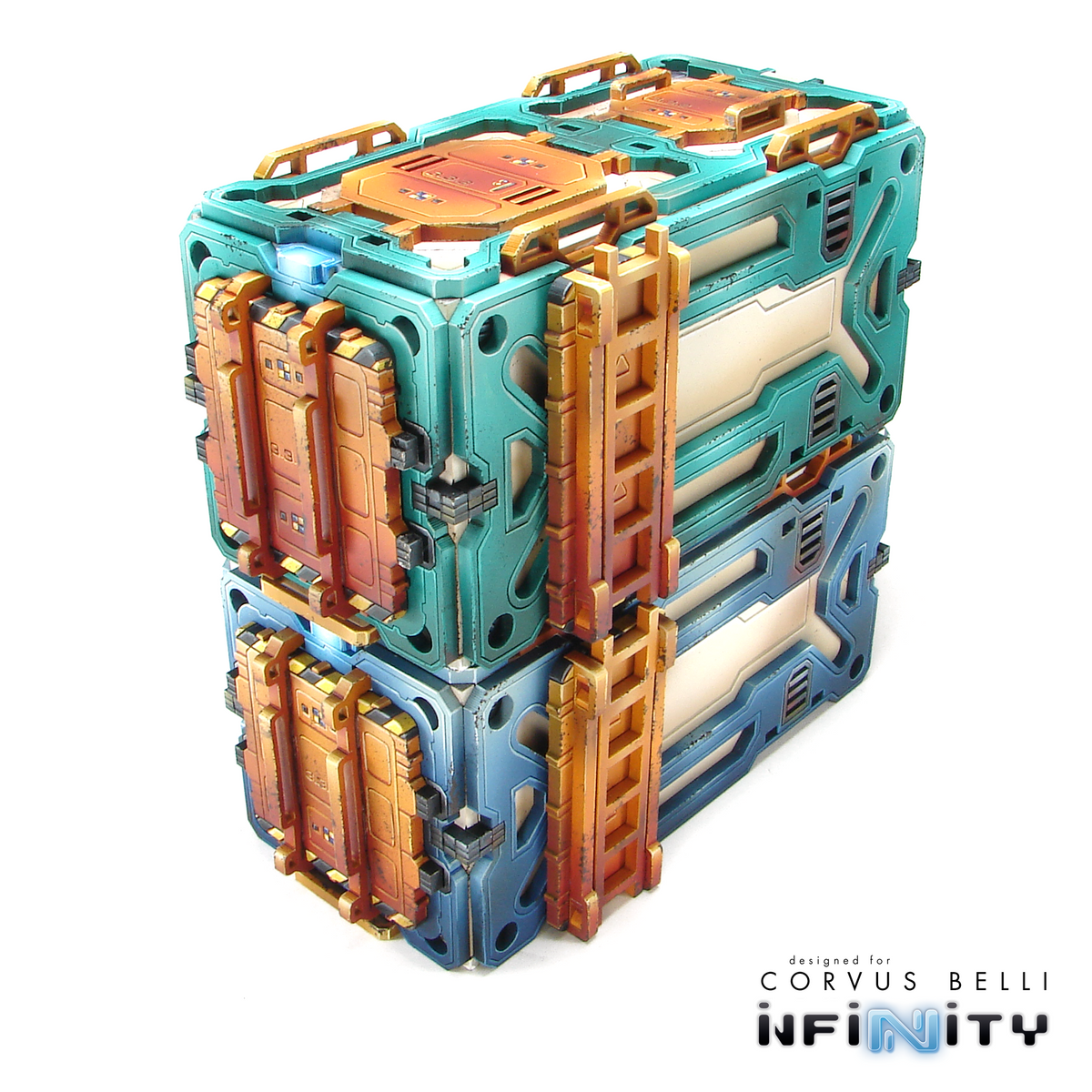 Infinity the Game terrain Cosmica Containers MDF Acrylic Scatter ...