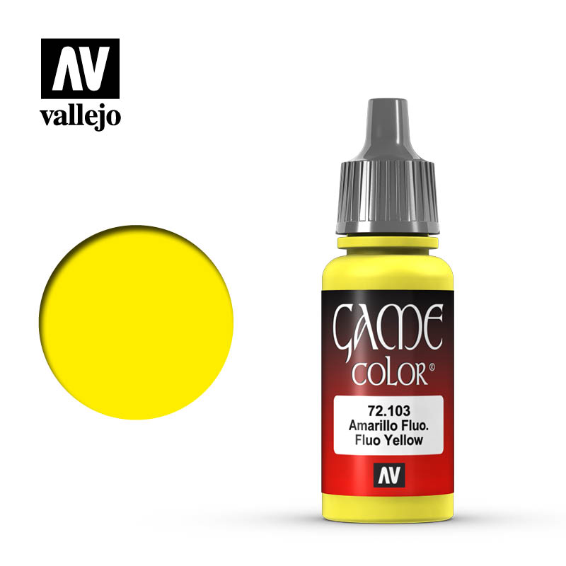 Vallejo Game Color: Amarillo Fluo