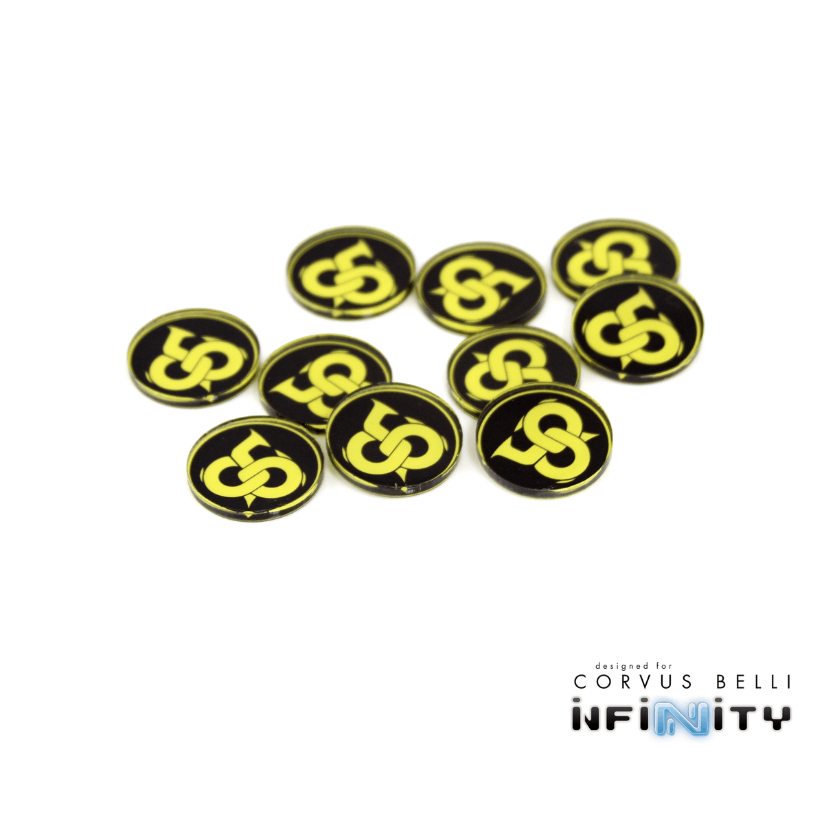 Full Color Infinity Faction Markers, 25mm (Bag of 10)
