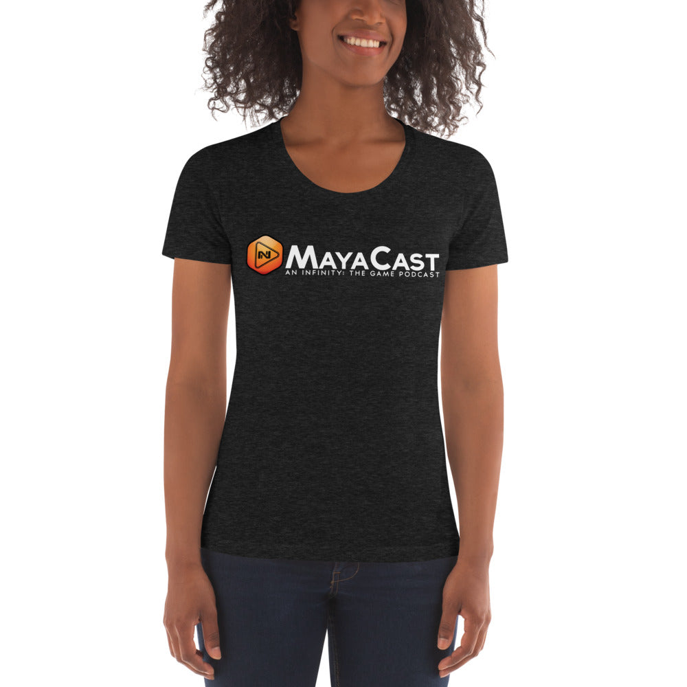 Camiseta Mayacast con cuello redondo para mujer