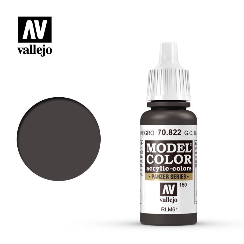 Modelo Vallejo Color: Camuflaje Alemán Negro Marrón