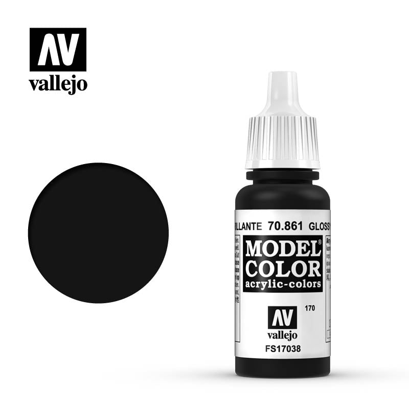 Vallejo Model Colour: Glossy Black