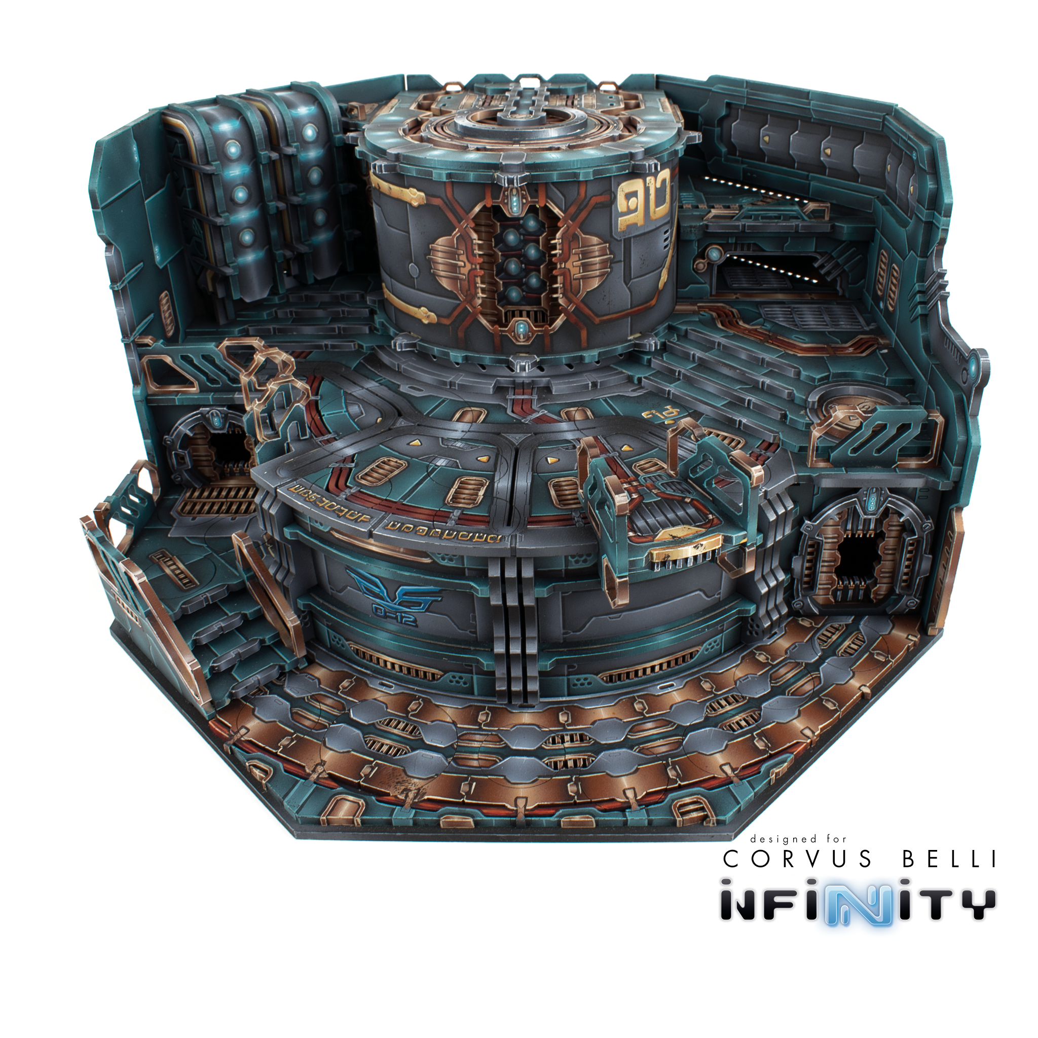 Daedalus Reactor 6 Infinity the Game Display Board Terrain and Bases ...